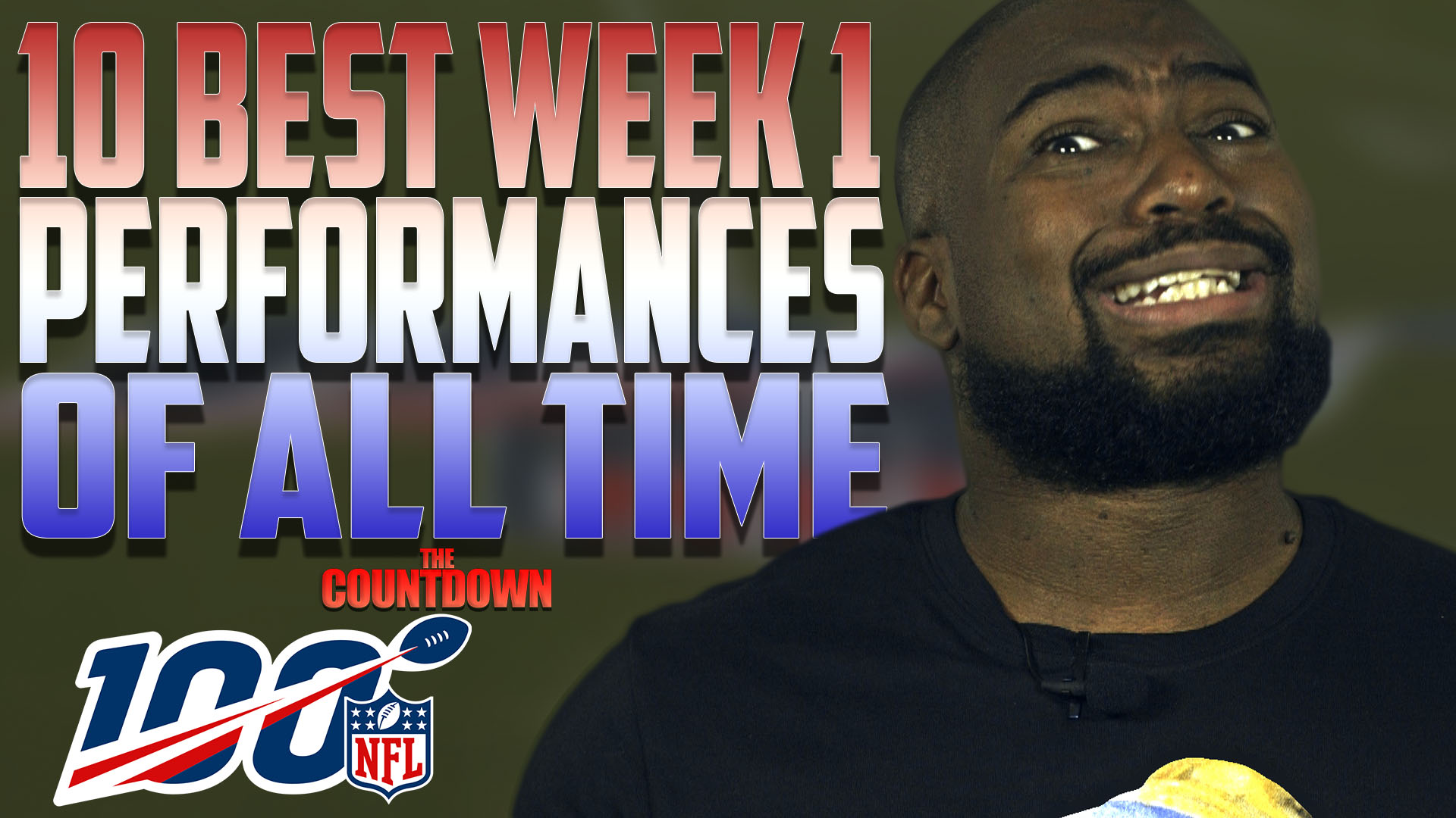 Top 10 Week 1 Performances in NFL History | The Countdown | DeQwan Young